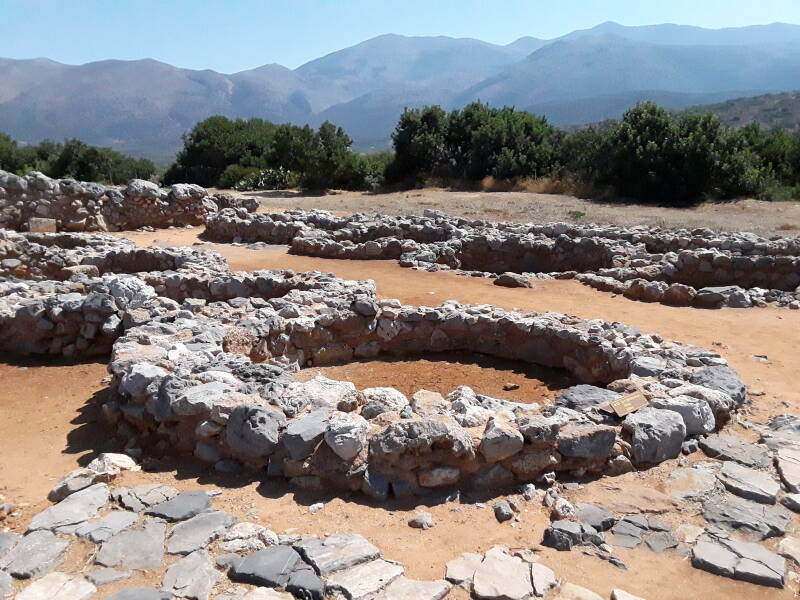 Kouloures or the 'Silo Block' at the Minoan palace of Malia.