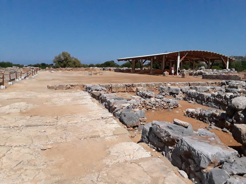Central court at the Minoan palace of Malia.