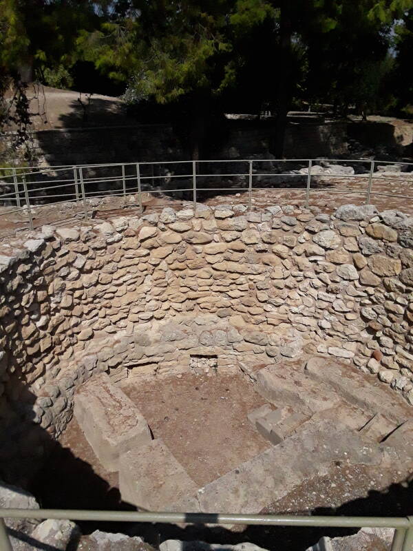 Storage area at the Minoan palace complex at Knossos.