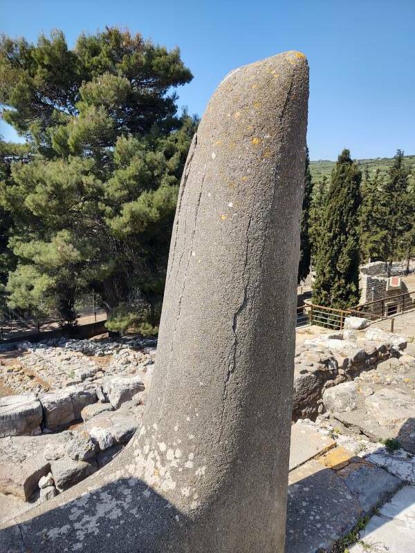 Steel-reinforced concrete 'Horns of Consecration' at Knossos.