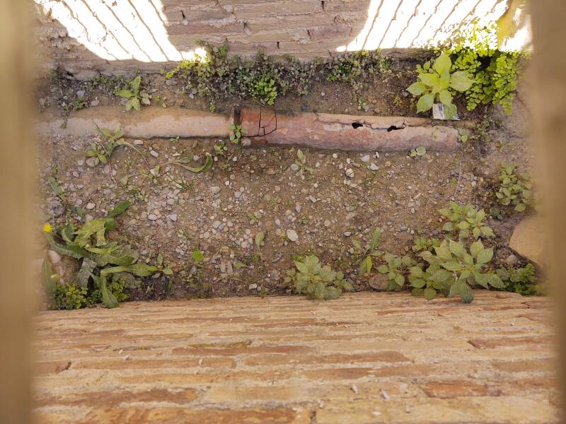 Water supply system at the Minoan palace complex at Knossos.