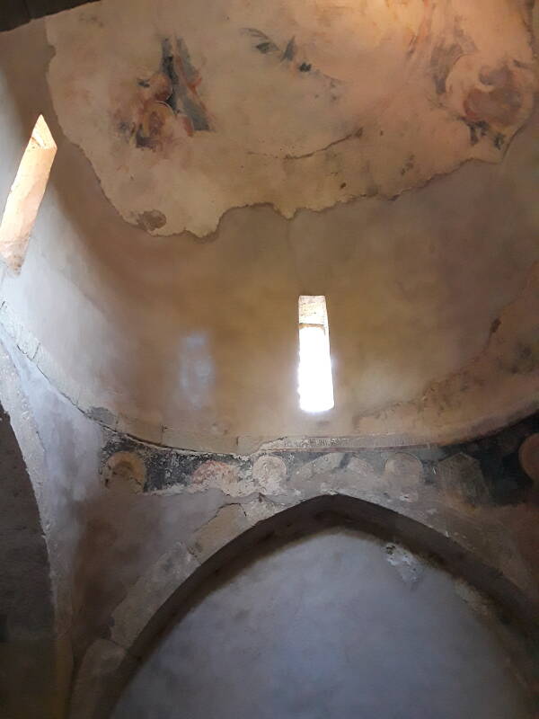 Central dome in Saint Paul church in Agios Ioannis.