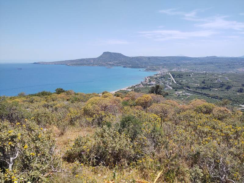 Ottoman fortress near the ancient site of Aptera in western Crete, overlooking Souda Bay.