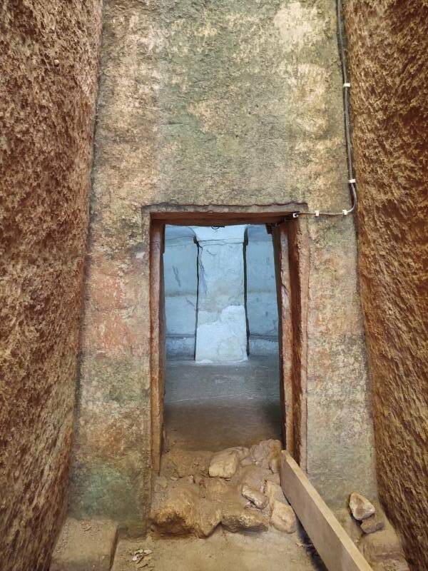 Minoan rock-cut tombs at Armeni.