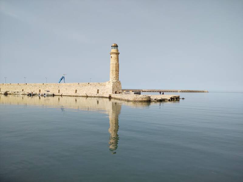 Lighthouse in Rethymno.