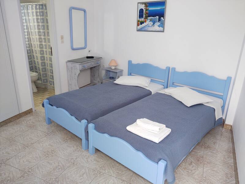Evgenia domatia and guesthouse in Hora on Folegandros.