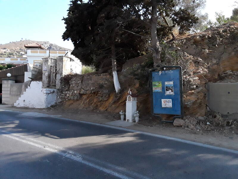 Roadside shrine in Alinda on Leros.