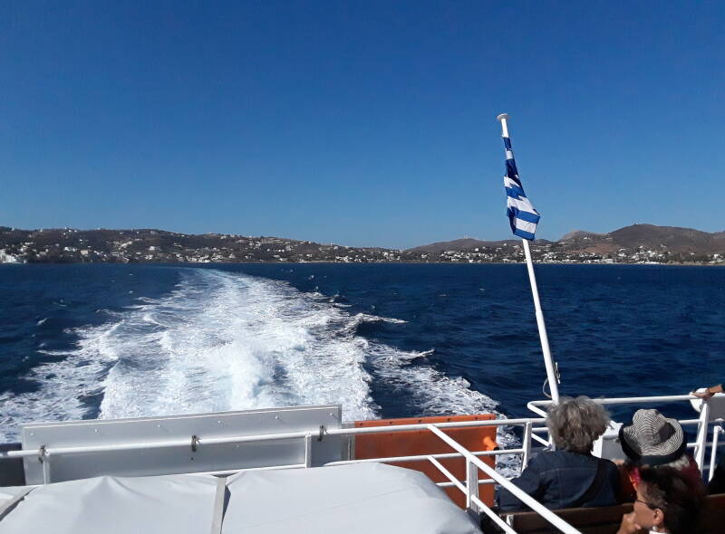 On board Dodekanisos Seaways ferry from Leros to Kalymnos.