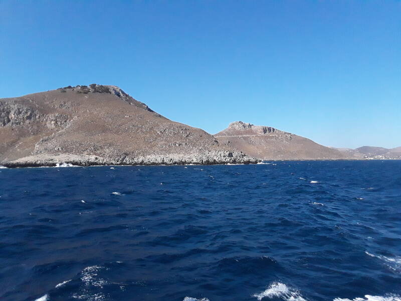 On board Dodekanisos Seaways ferry from Leros to Kalymnos.