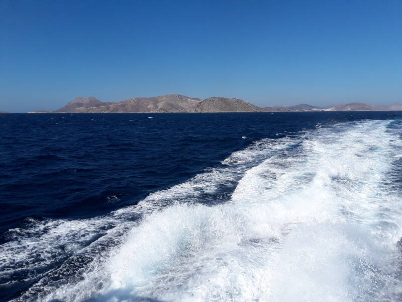 On board Dodekanisos Seaways ferry from Leros to Kalymnos.
