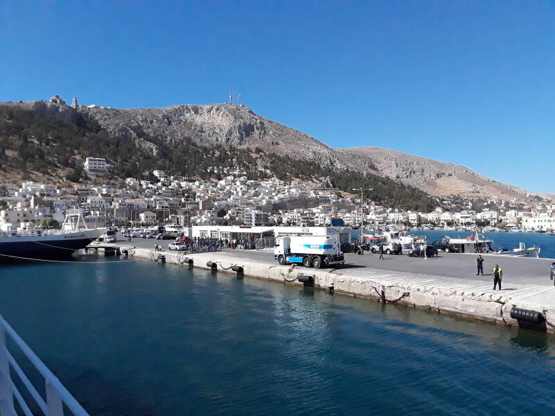 Kalymnos town.