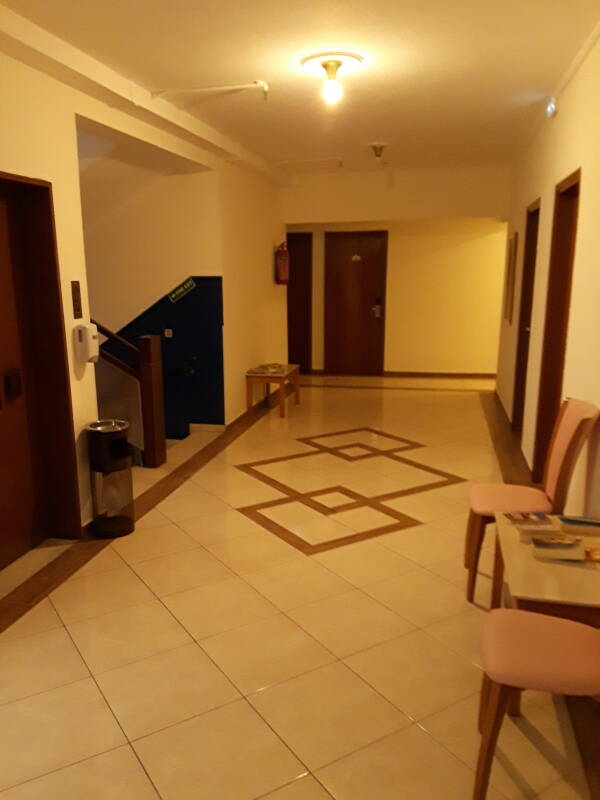 Hallway in Paradise Hotel in Kos.