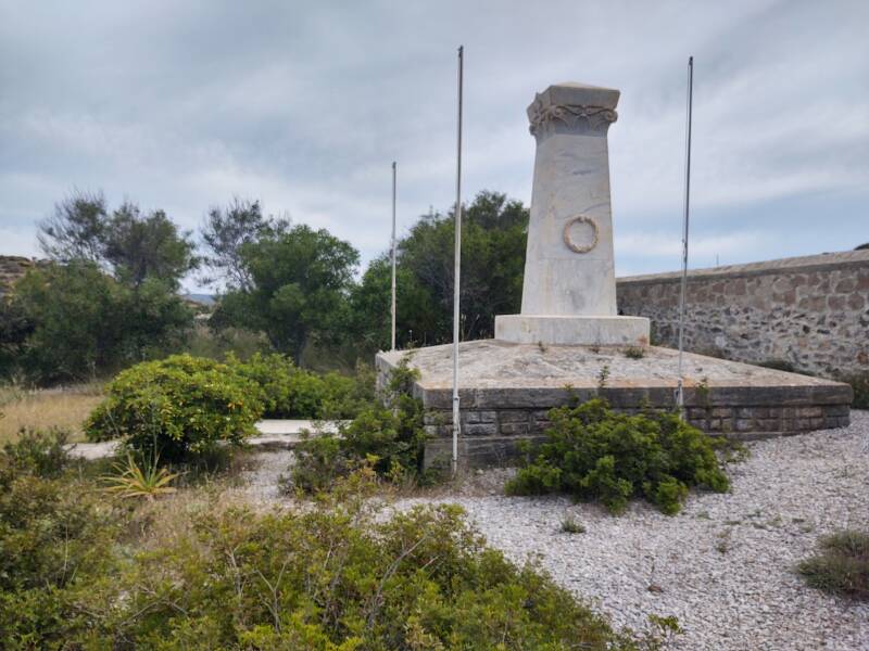 French cemetery near Adamantas on Milos.
