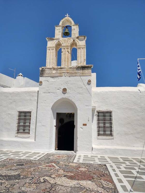 Ecclesiastical Museum and Church of the Holy Trinity in Adamantas on Milos.