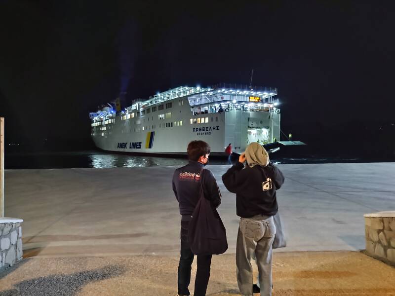 Anek Lines ferry F/B Prevelis from Milos to Heraklion.