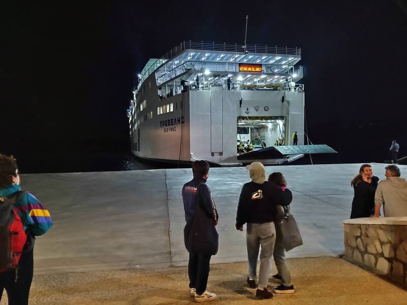 Anek Lines ferry F/B Prevelis from Milos to Heraklion.