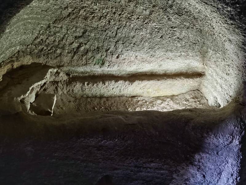 Catacombs at Trypiti on Milos.
