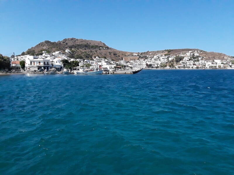 The harbor at Skala on Patmos.