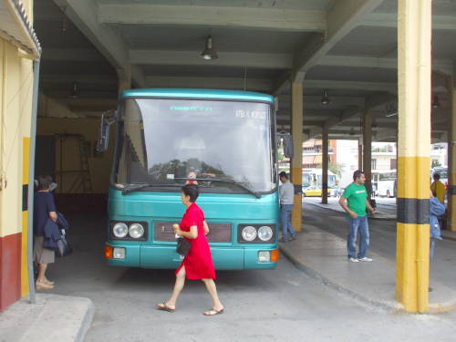 Greek bus Terminal B in Athens.