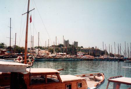 Port on the island of Paros.