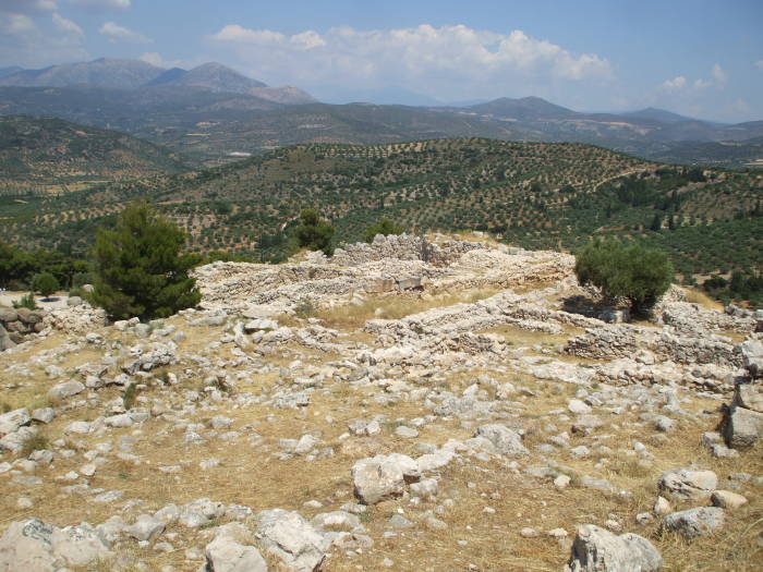 The North Quarter and the Buildings on the North Slope of Mycenae.
