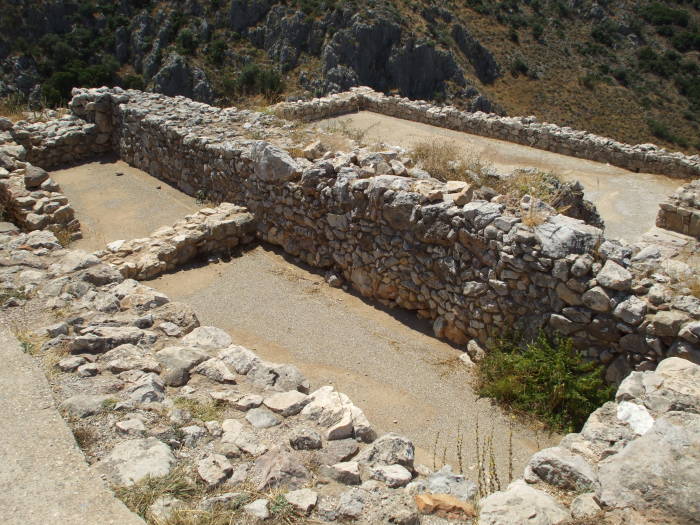 Inner chamber of Agamemnon at the ancient site of Mycenae.