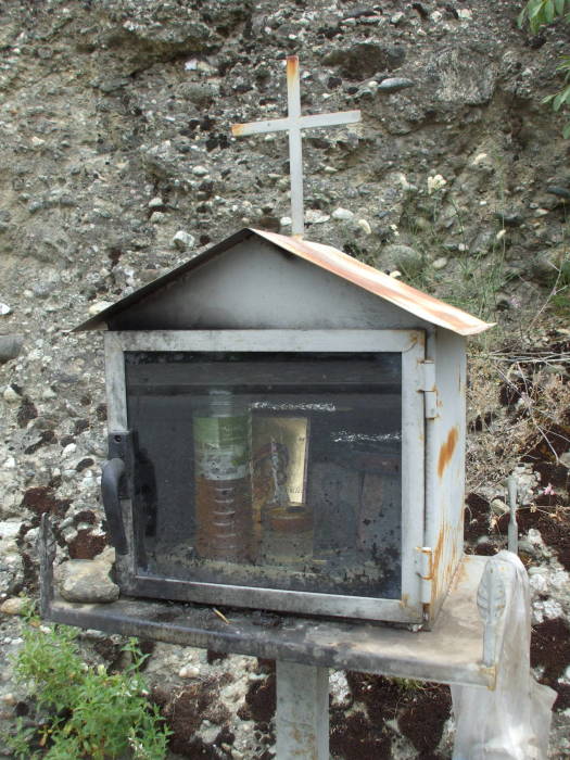 Greek Orthodox shrine at Kastraki, below Meteora.