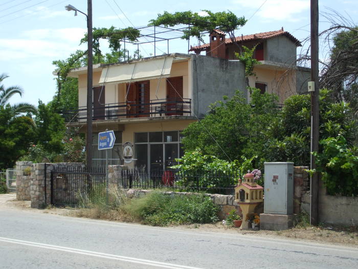 Greek Orthodox shrine outside Nafplio.