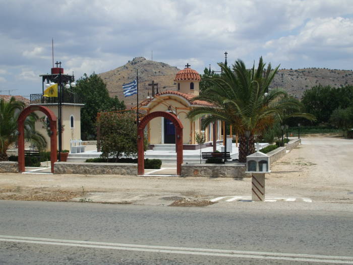 Greek Orthodox shrine outside Nafplio.