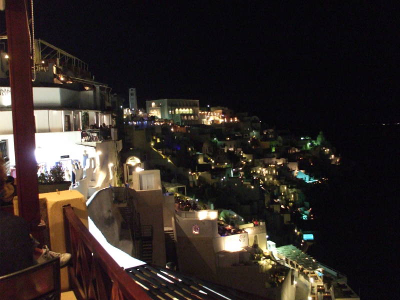 Evening on Santorini.