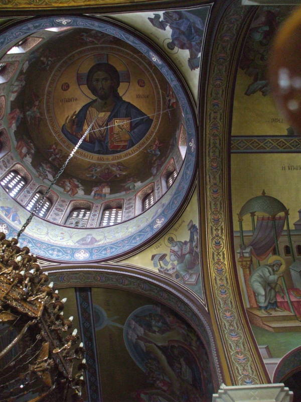 Church interior in Thessaloniki.