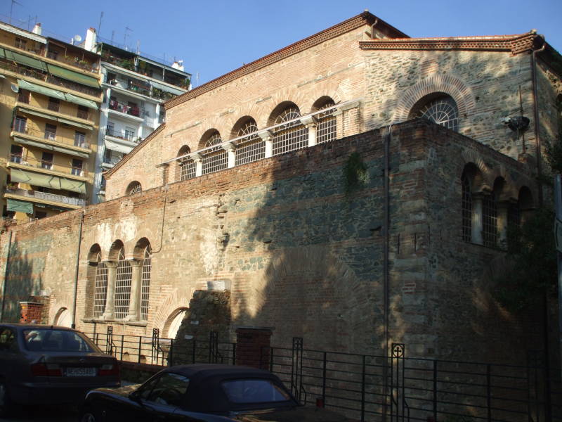 Panagia Acheiropoietos church in Thessaloniki.