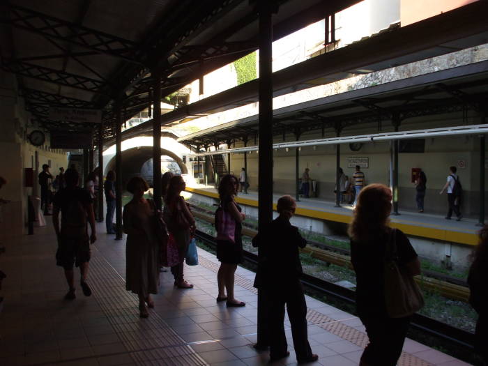 Monastiraki station in the Athens Metro system.