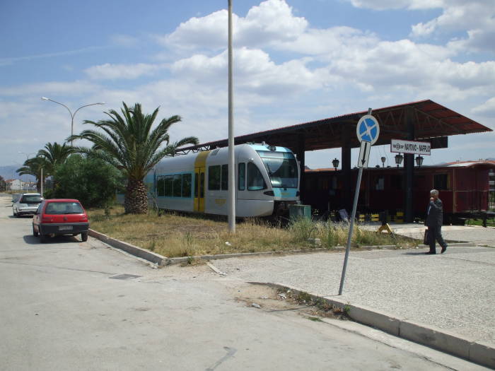 Greek railway station at Nafplio.
