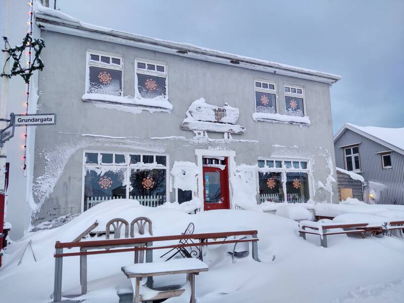 Popular cafe in Dalvík.