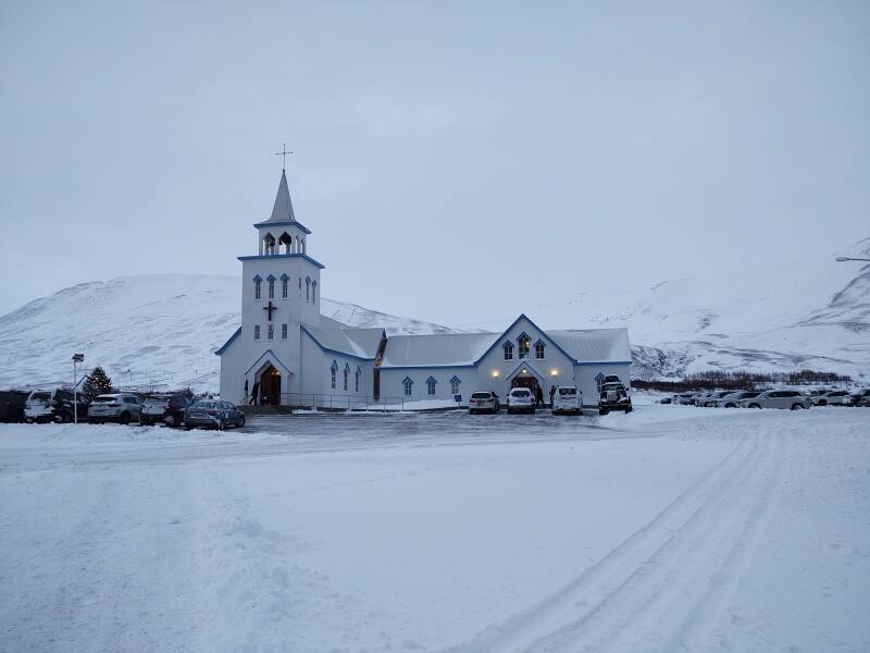 Dalvík church.