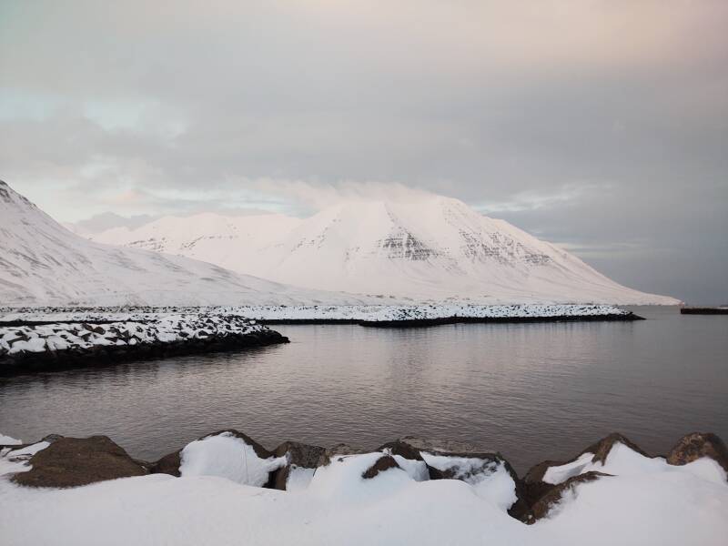 Port of Ólafsfjörður.