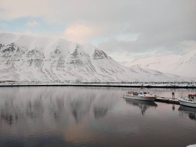 Port of Ólafsfjörður.