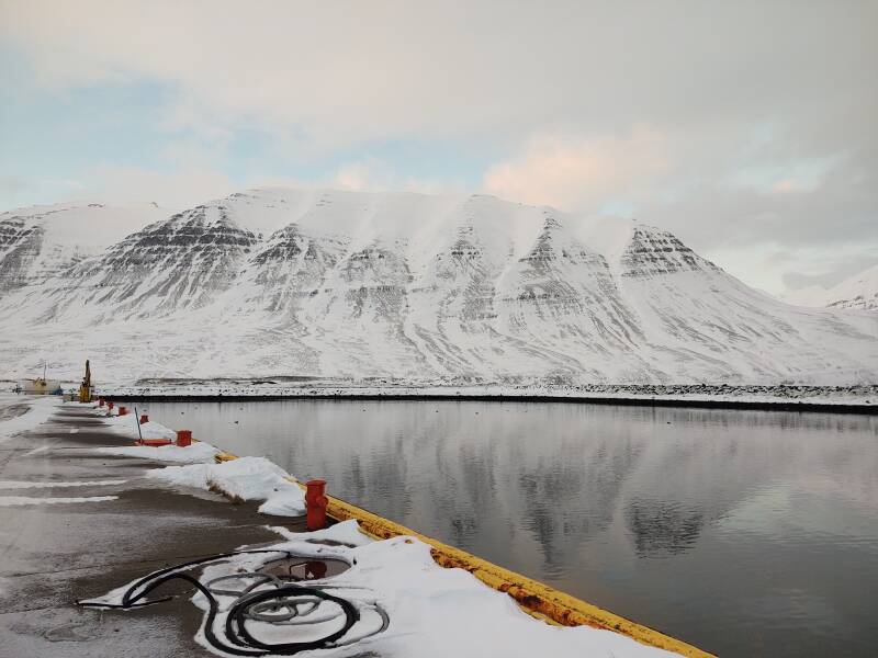 Port of Ólafsfjörður.