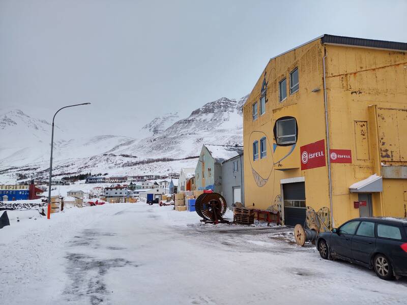 Port of Ólafsfjörður.