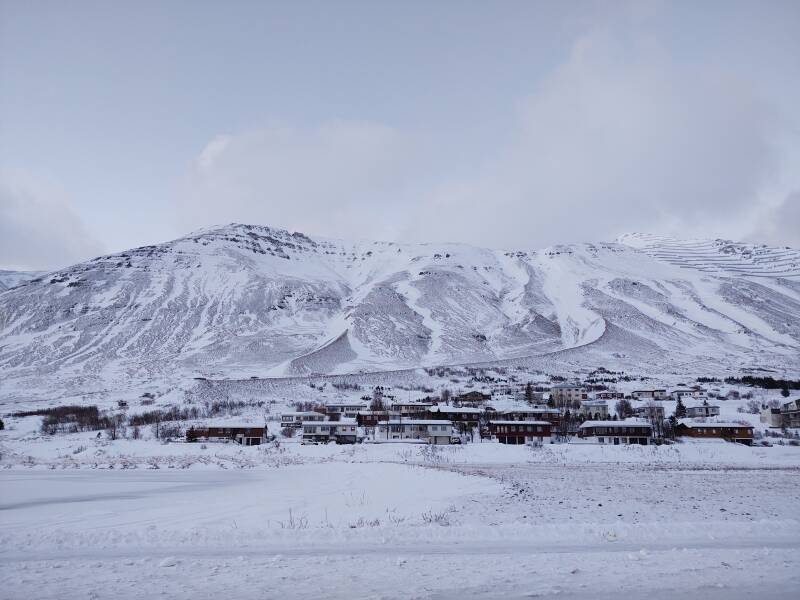 Siglufjörður town.