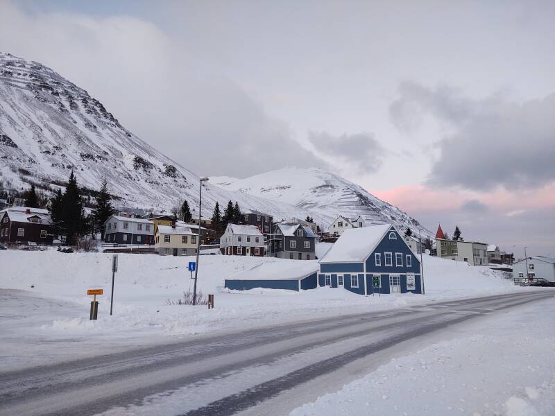 Homes in Siglufjörður.