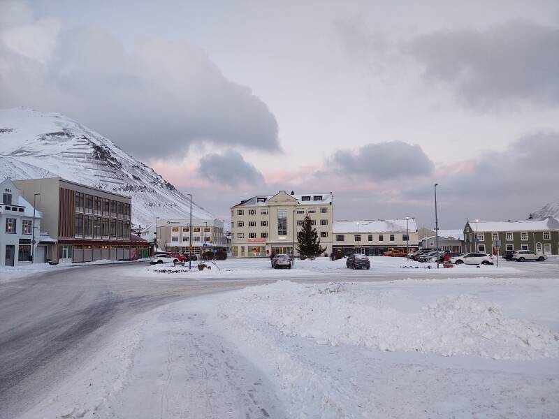 Businesses in Siglufjörður.