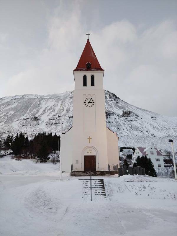 Lutheran church in Siglufjörður.