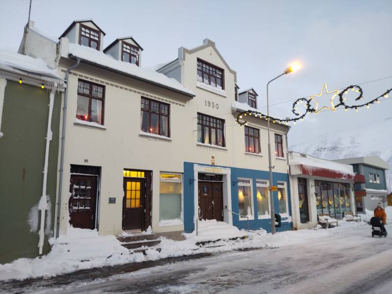 Businesses in Siglufjörður.