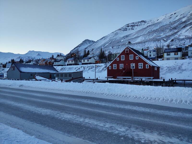 Former herring factories in Siglufjörður.