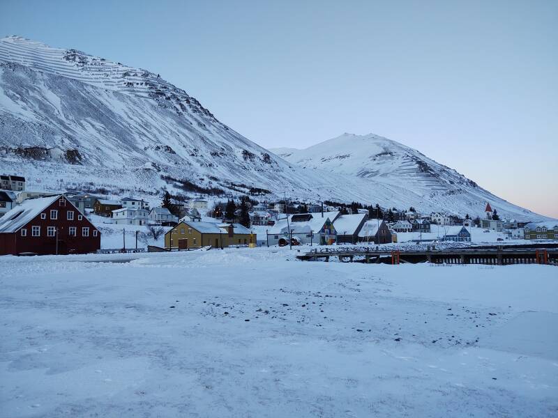 Former herring factories in Siglufjörður.