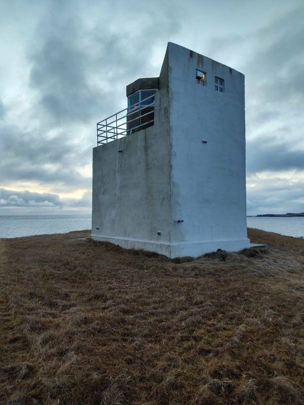 Landaviti lighthouse east of Stöðvarfjörður town.