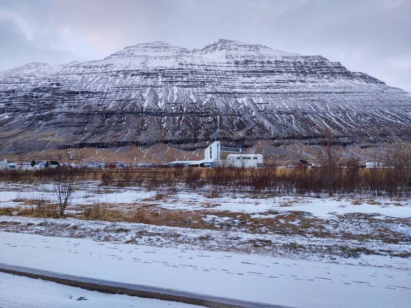 View from Seyðisfjörður Guesthouse.