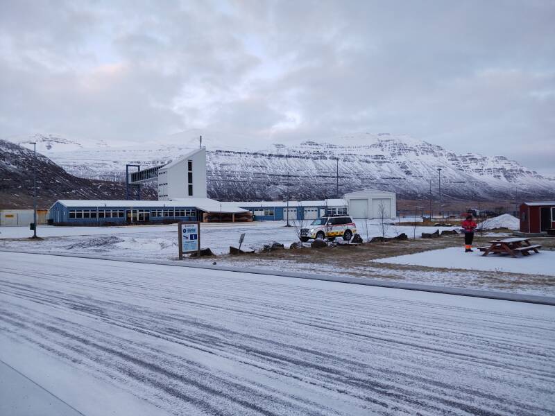 Ferry terminal in Seyðisfjörður.